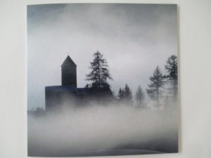 052 Trauerkarte Kirche St. Maria LantschLenz im Nebel